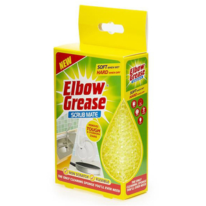 Elbow, EG27, Scrub Mate, Soft in Warm Water, Hard When Dry