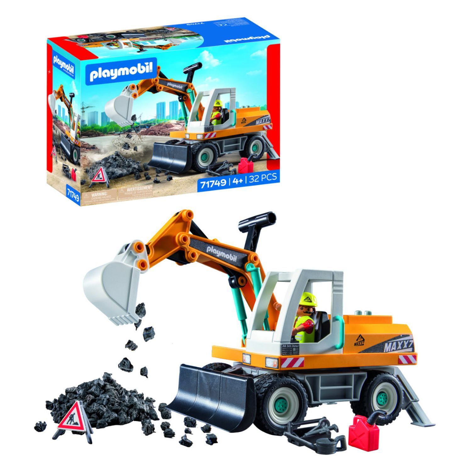 Large Excavator - Yellow