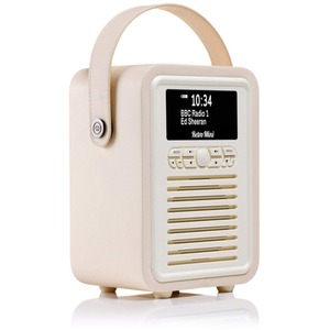 Cream Retro Mini DAB Radio  shot 17083524