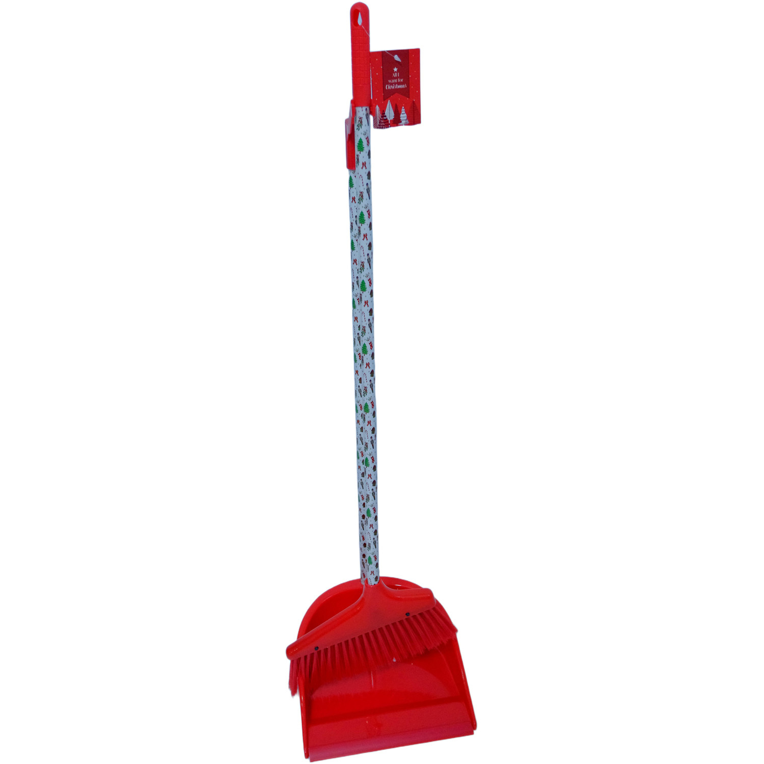 Image of Christmas Long Handle Dustpan and Brush&hellip;