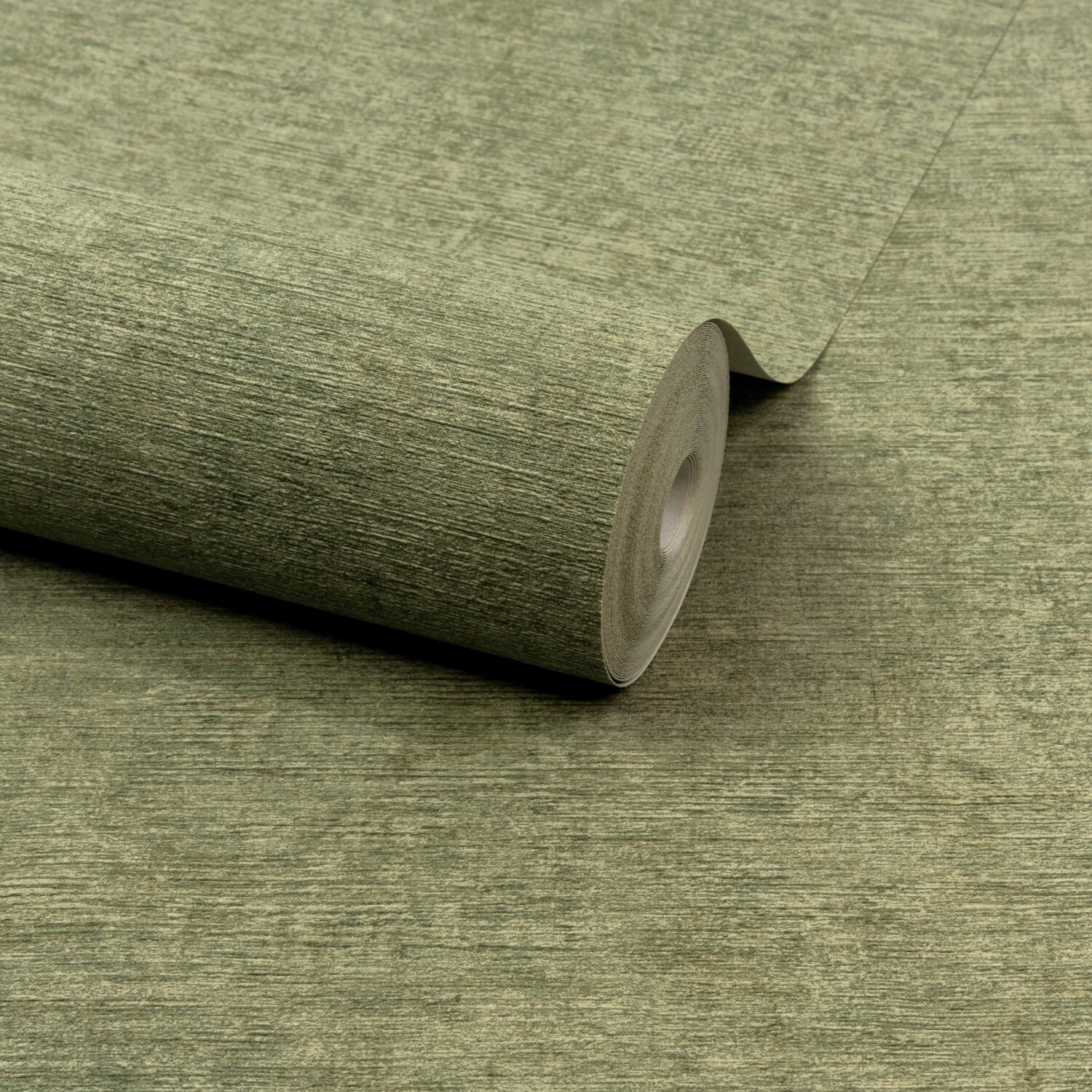 Rackhams Green Boutique Dakota Natural Texture Luxury Weight Embossed Wallpaper, Forest - Image 3