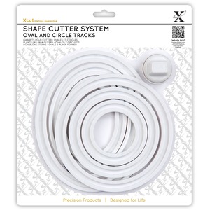 Xcut Shape Cutter System 7 Pieces Oval & Circle Tracks & Cutter Carriage