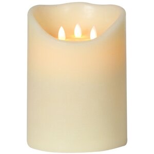 Moving Flame LED Candle Cream Christmas Lights
