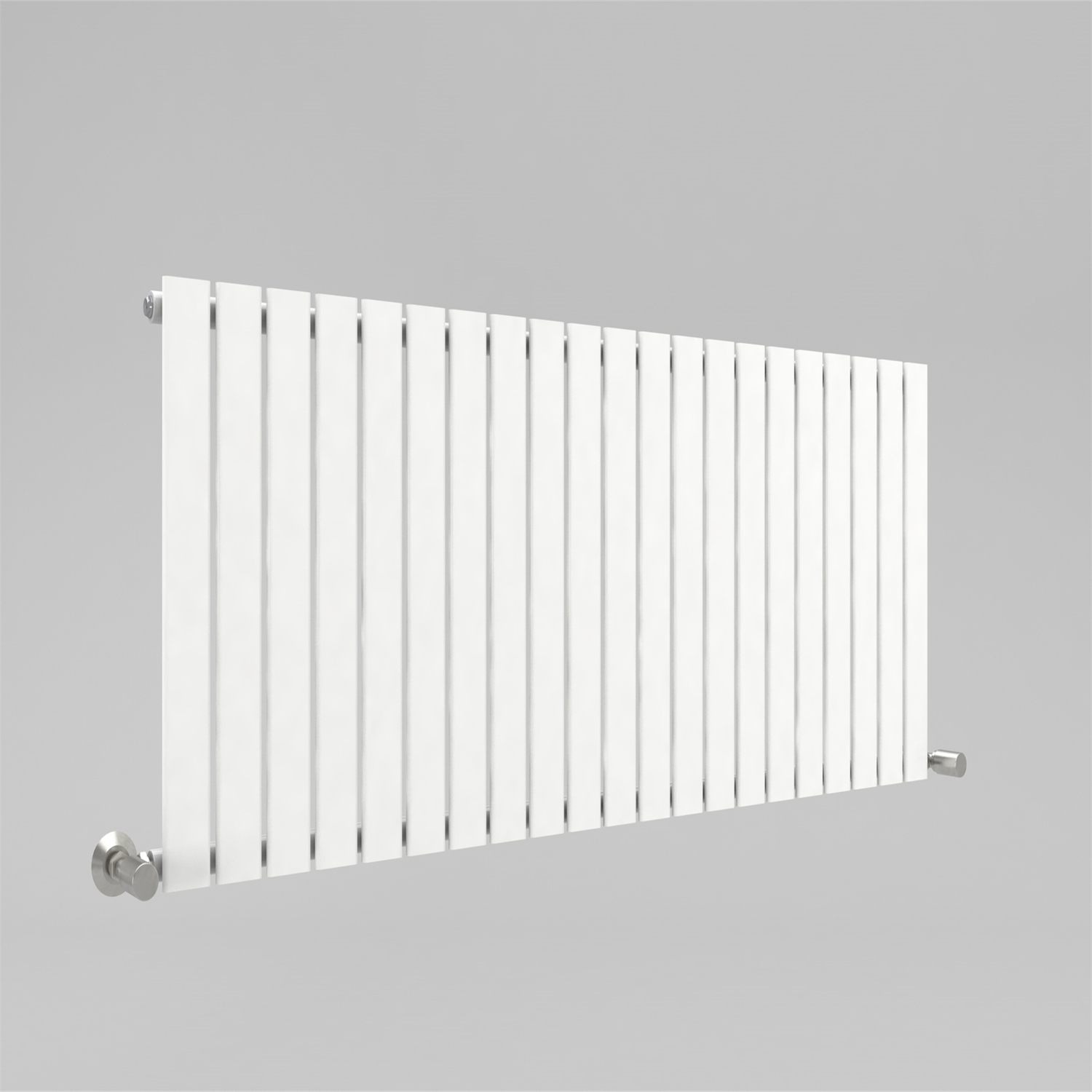 Mcc Direct Single Flat Panel Vertical Column Radiator 600X1428 Mm White