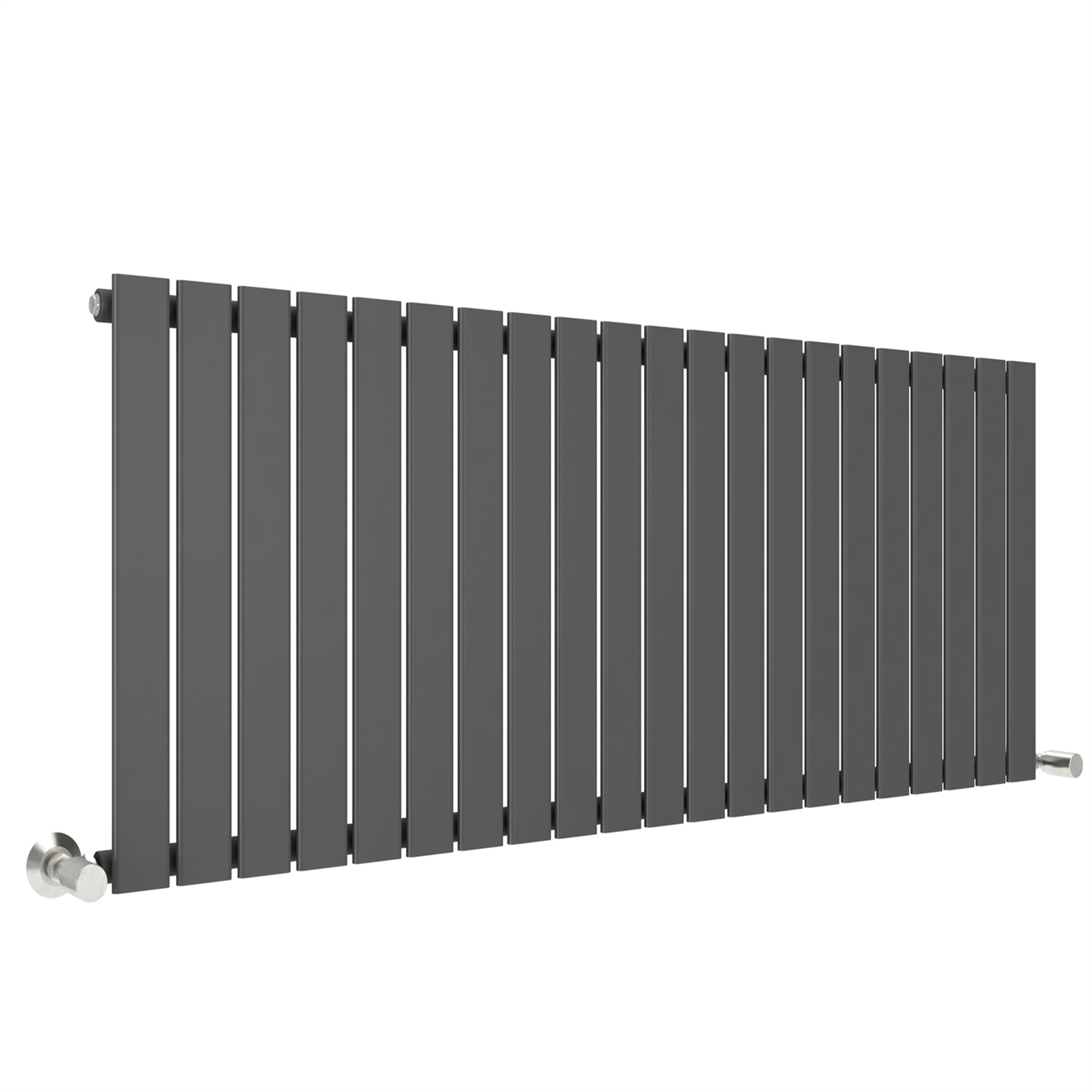 Mcc Direct Single Flat Panel Vertical Column Radiator 600X1428 Mm Anthracite