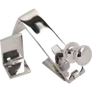 Dzina Sliding Surface Door Tower Bolt 150mm x 32mm (6 x 1. 1/4 Inch) Polished Chrome Pack of 1
