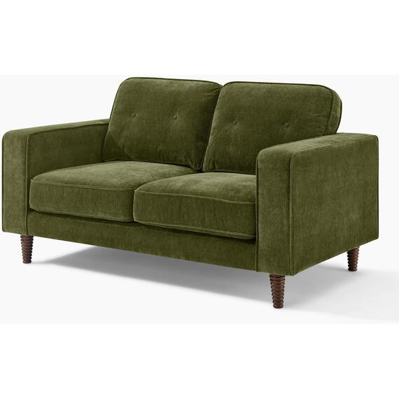 Jasper Linen-Look Fabric 2 Seater Sofa
