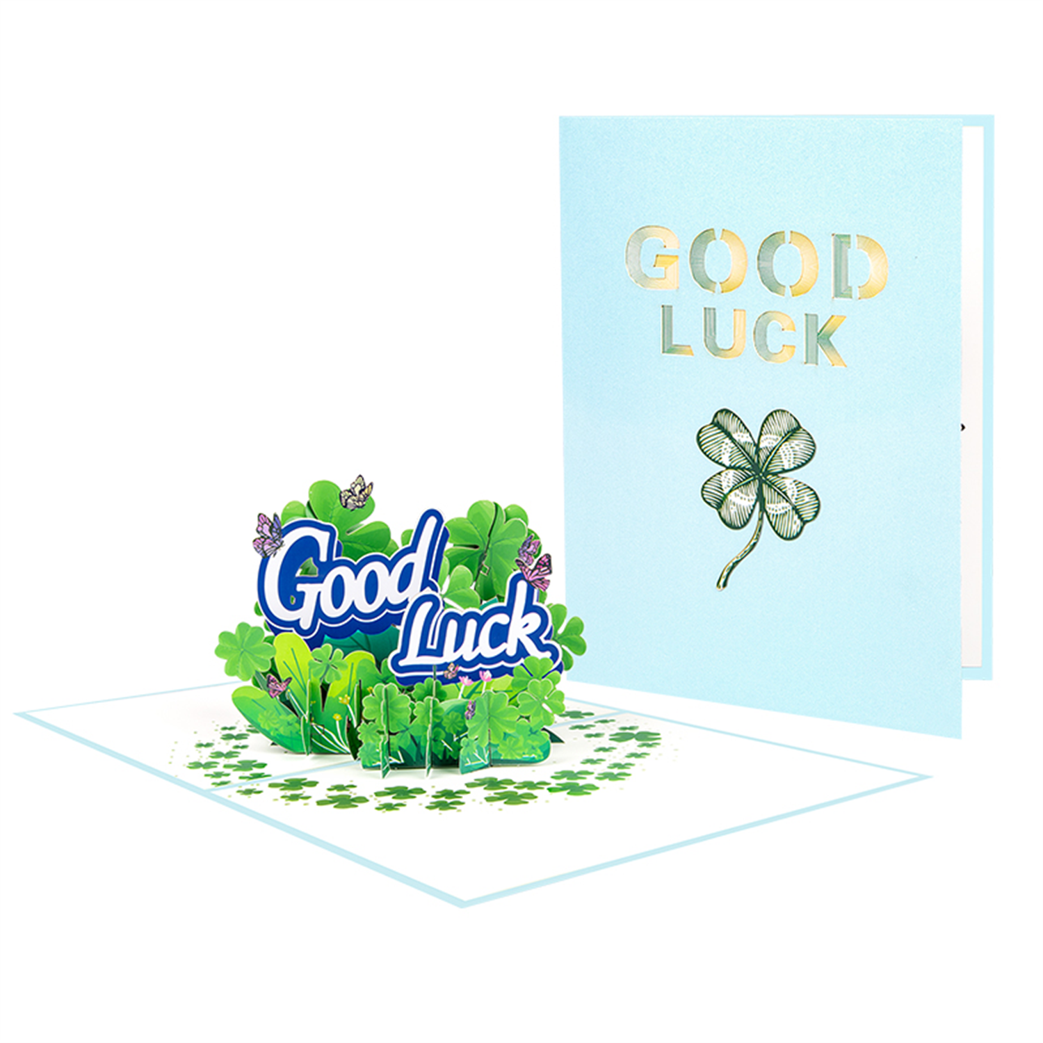  - Petals Of Positivity Good Luck 3D Pop-Up Greeting Card - Image 3