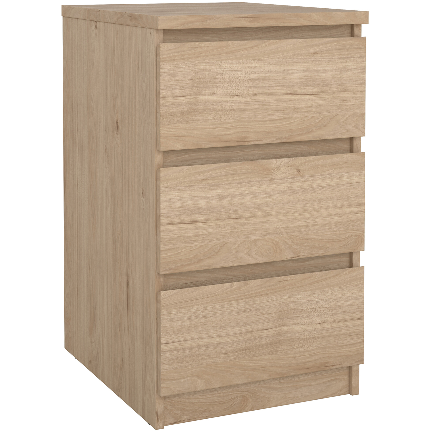 Florence 3 Drawer Bedside Table - Jackson Hickory Oak - Furniture to Go - Image 4