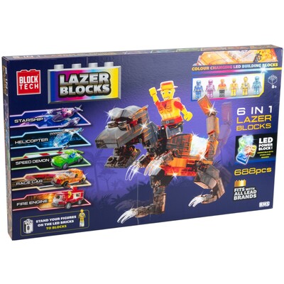 6 in 1 LED Lazer Blocks Building Set