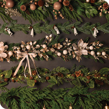 christmas, garlands, decor