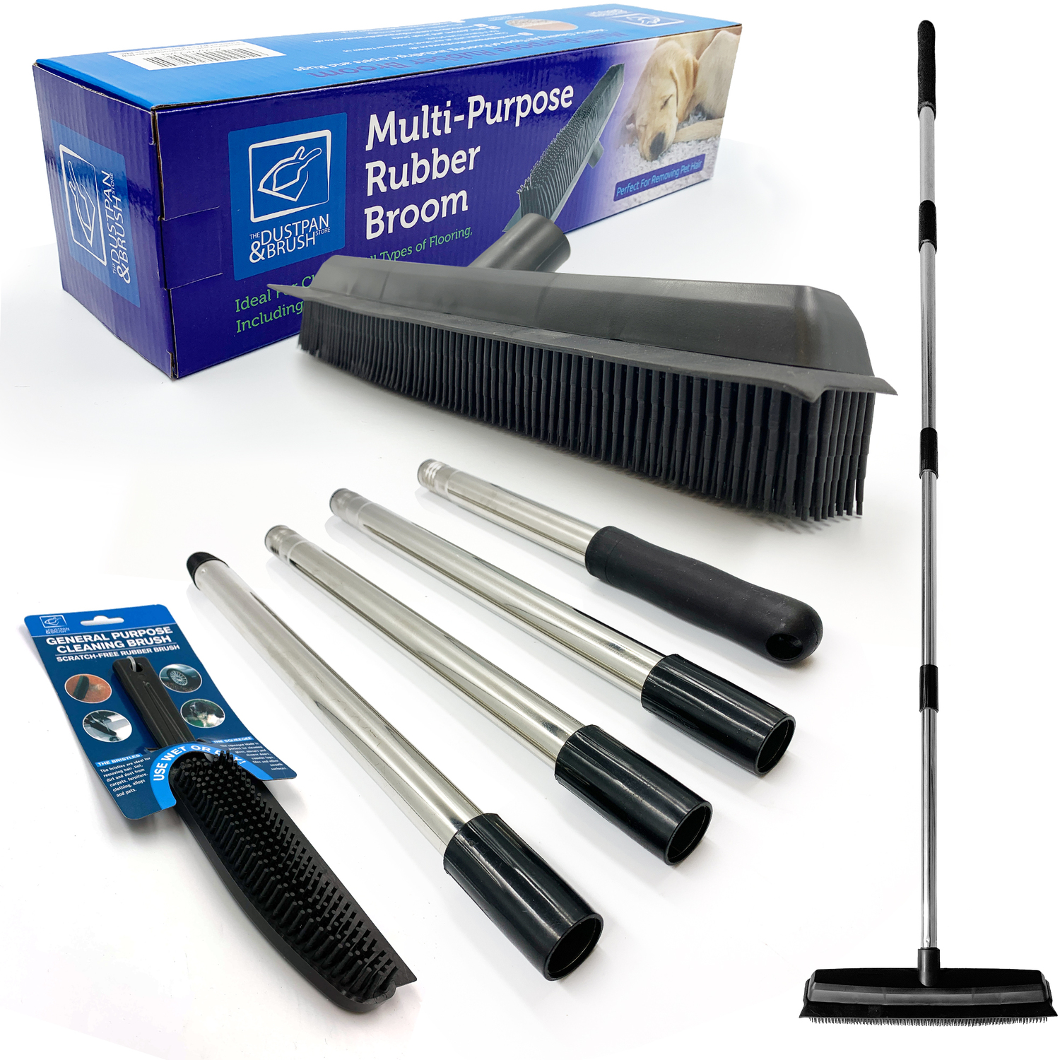 Image of Rubber Pet Hair Clean Broom &&hellip;