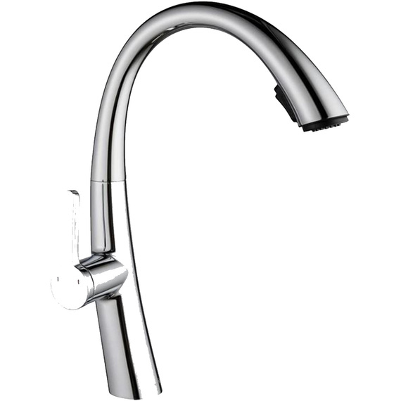 The Bath Plus TB+ Kitchen Tap Silver F