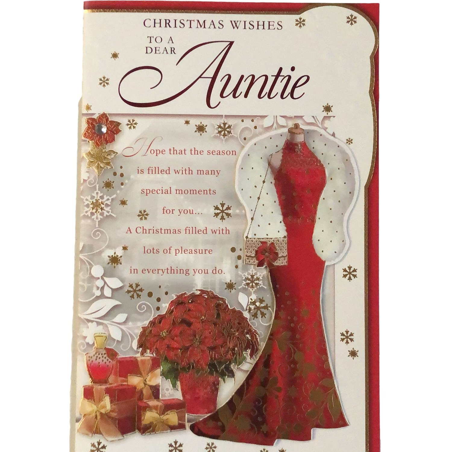 Code Design Frock For Auntie Pretty Dress Design Christmas Card