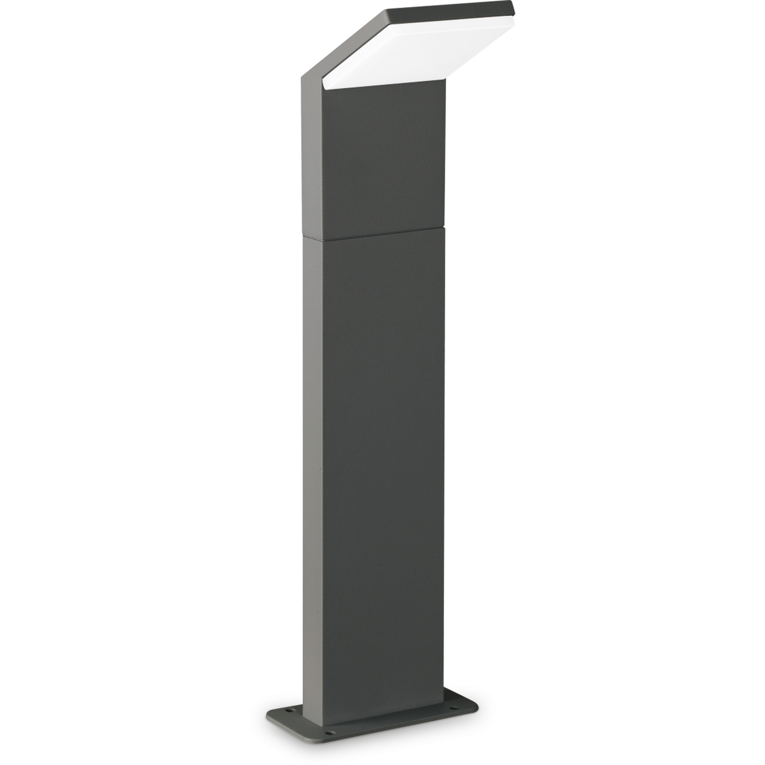 Ideal Lux Lighting Style Bollard Light Grey A - Grey