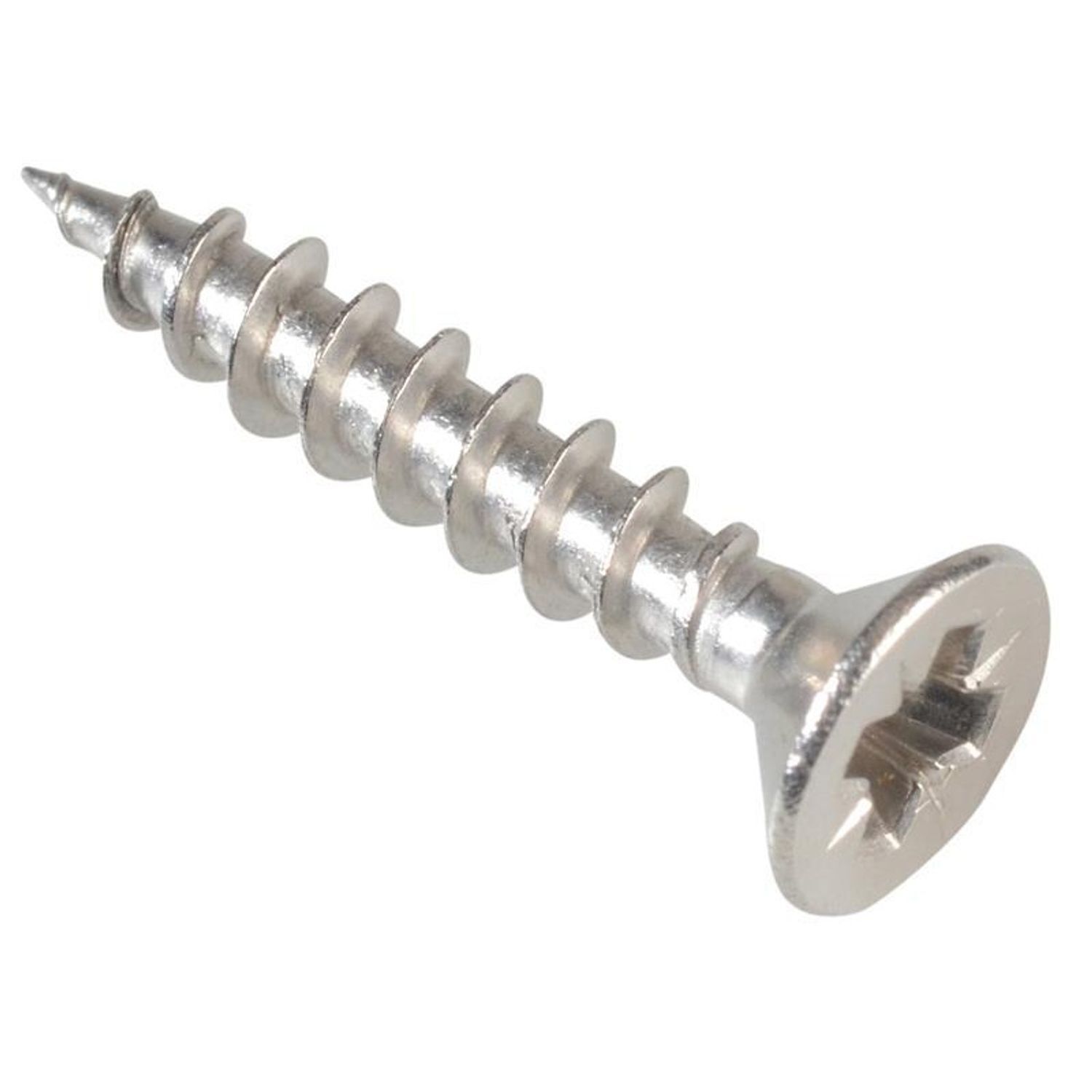 Forgefix Multi-Purpose Screws, Pozi, Csk, Stainless Steel B - Multi Colour