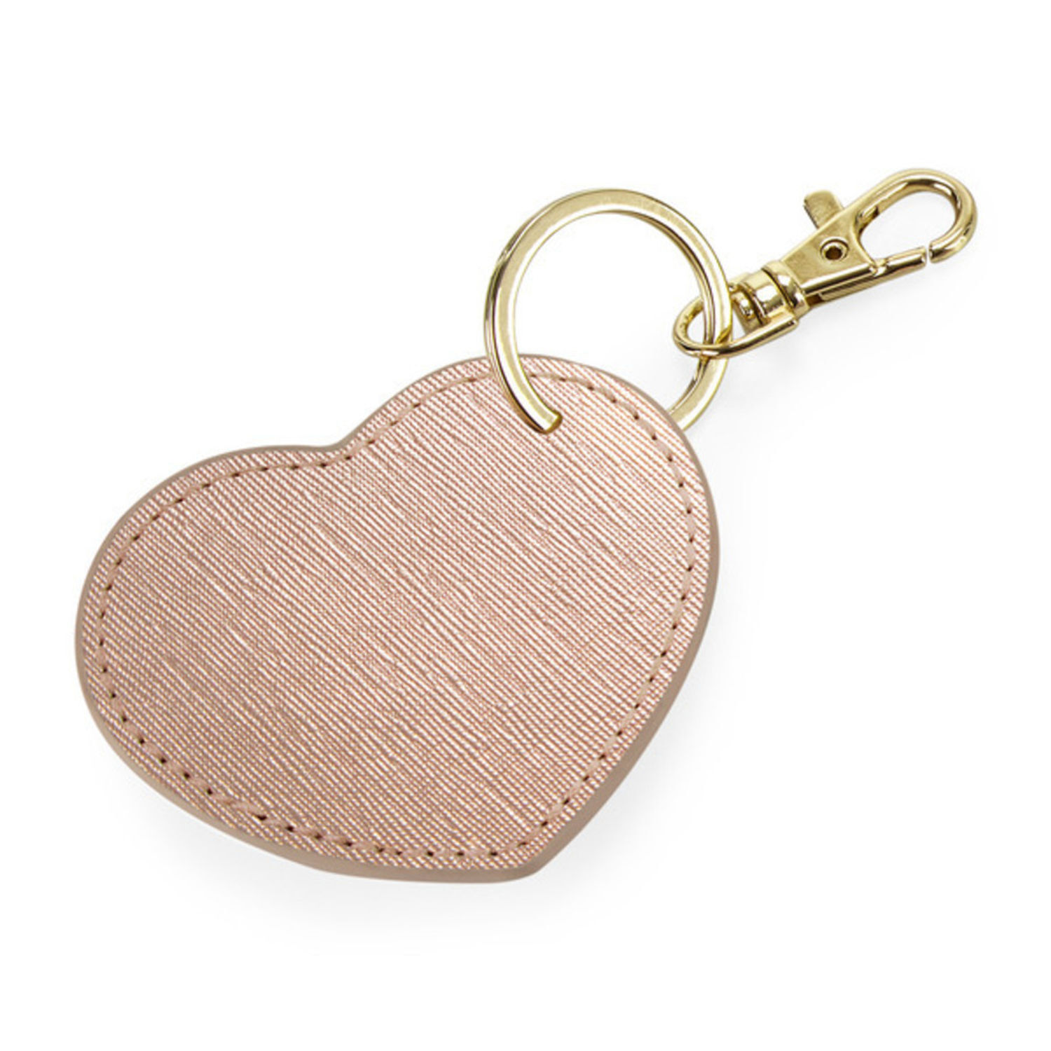 Bagbase Unisex Pink Boutique Heart Key Clip In - Image 3