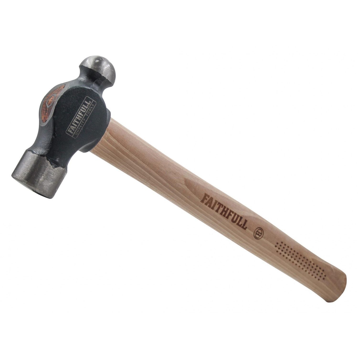 Faithfull Ball Pein Hammer, Fsc Hickory Handle B - Multi Colour