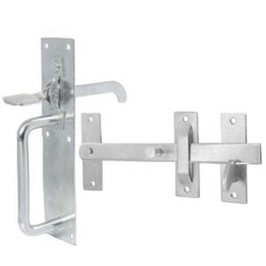 Suffolk Gate Latch Catch Thumb Lock, Silver
