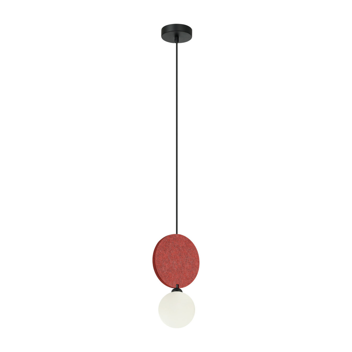 Italux Lighting Andrea Pendant Light Black - Black