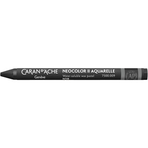 Neocolor II Water Soluble Wax Pastel - Black 009
