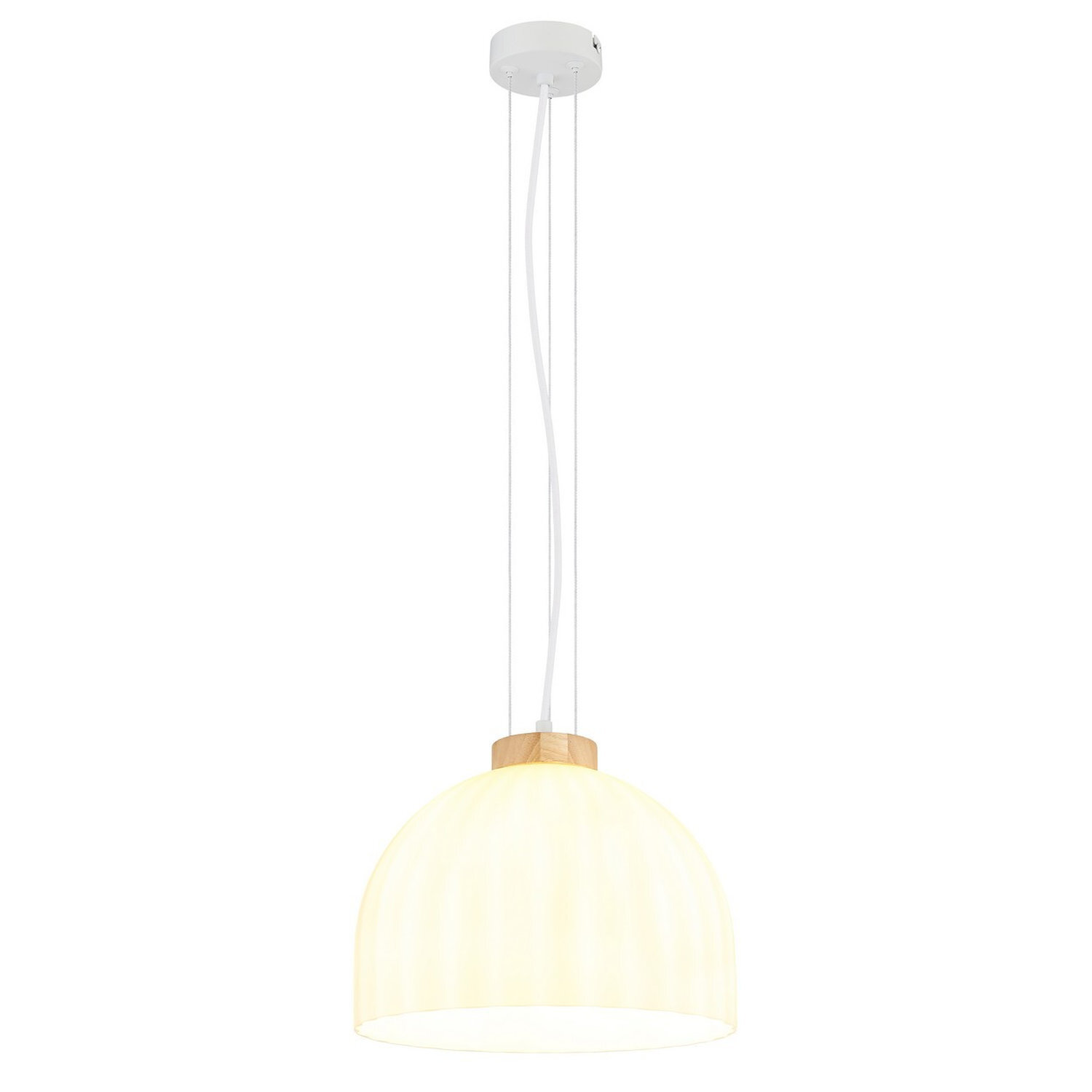 Globo Lighting Swanson Pendant Light White