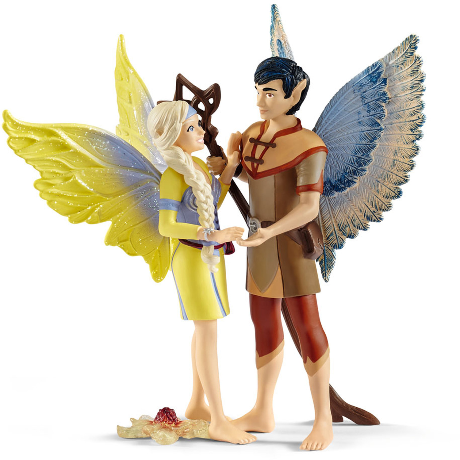 Image of SCHLEICH Bayala Movie Sera and Jaro Toy Figure Set - Black