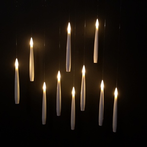 10Pc Premier Floating Christmas Candles with Remote Control