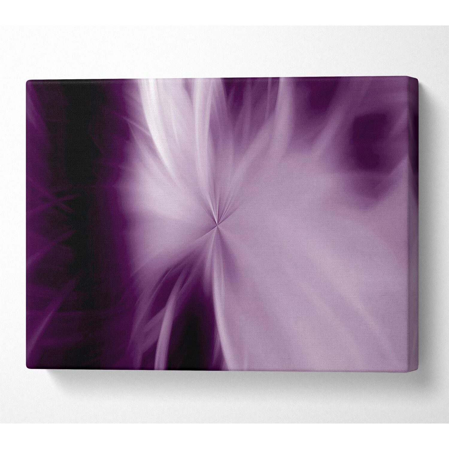 Wallart-Direct - Celestial Core Purple Canvas Print Wall Art - Yellow / 101.6cm thumbnail