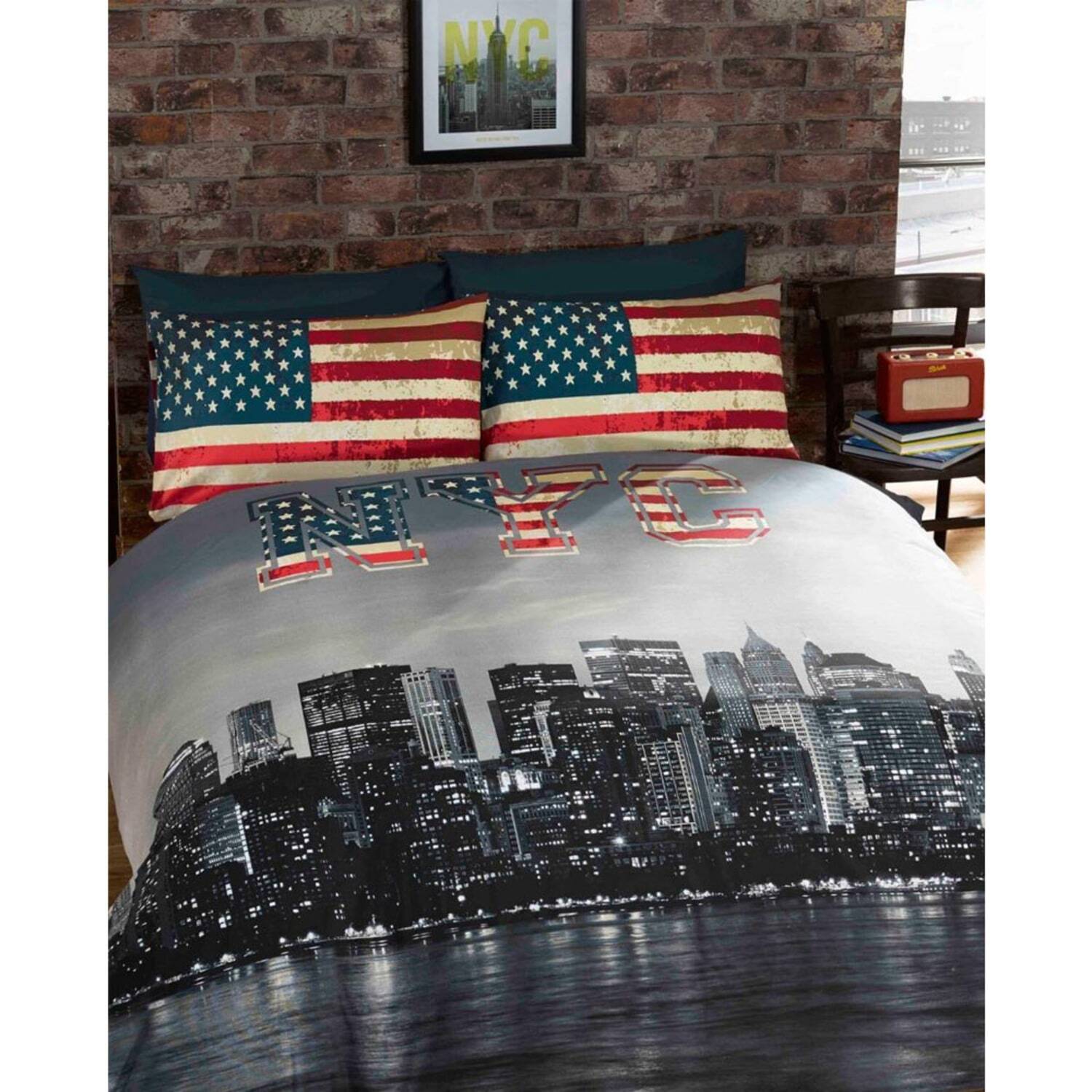 New York Lights Duvet Cover Set NCU0DV372
