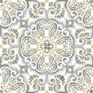 Floorpops Vinyl Floor Tiles (Pack of 10)GreyBeige(30cm x 30cm x 0.1cm)