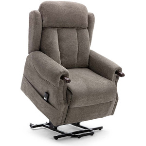 Halton Single Motor Electric Rise Recliner Fabric Armchair