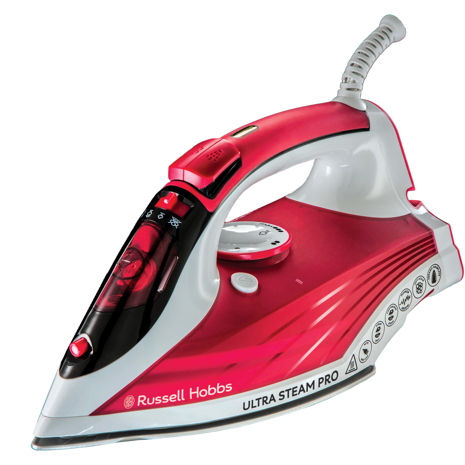 Image of 2600W Ultra Steam Pro Iron Pink - Pink