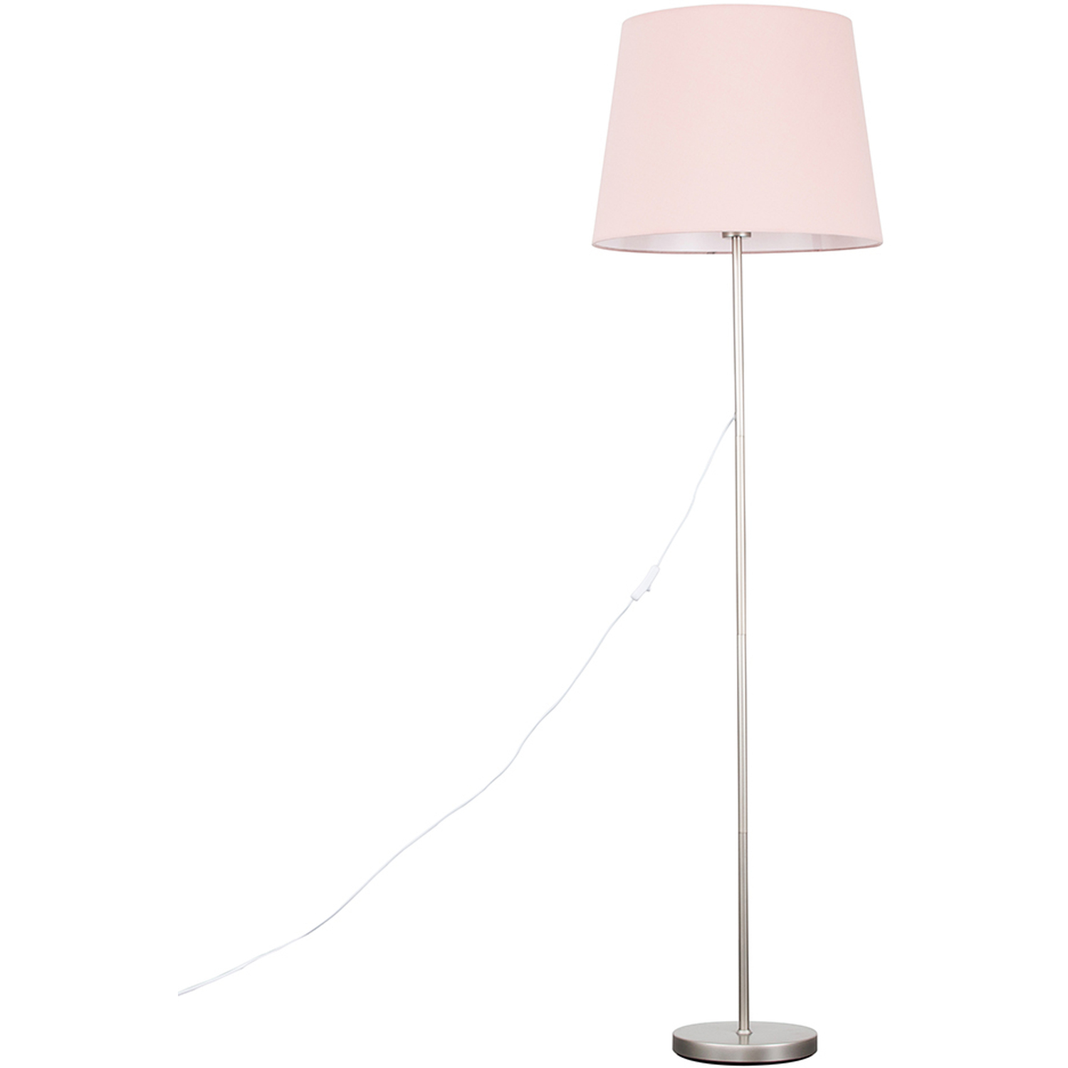 Image of Modern Floor Lamp In Brushed Chrome&hellip;