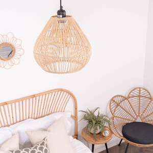 Vine Natural Ceiling Teardrop Pendant Shade