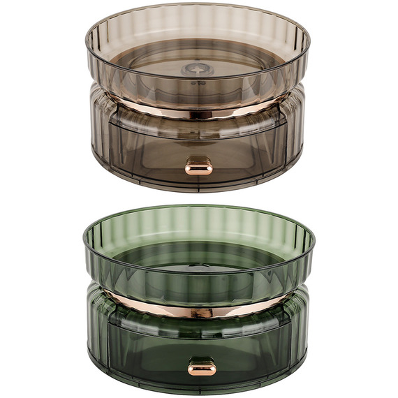 2-Tier Swivel Organiser with Drawer