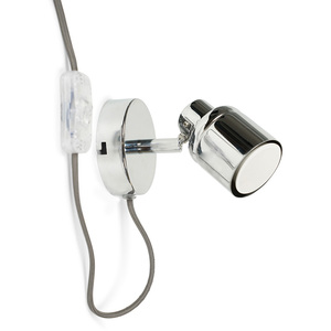 Silver Indoor Wall Spotlight