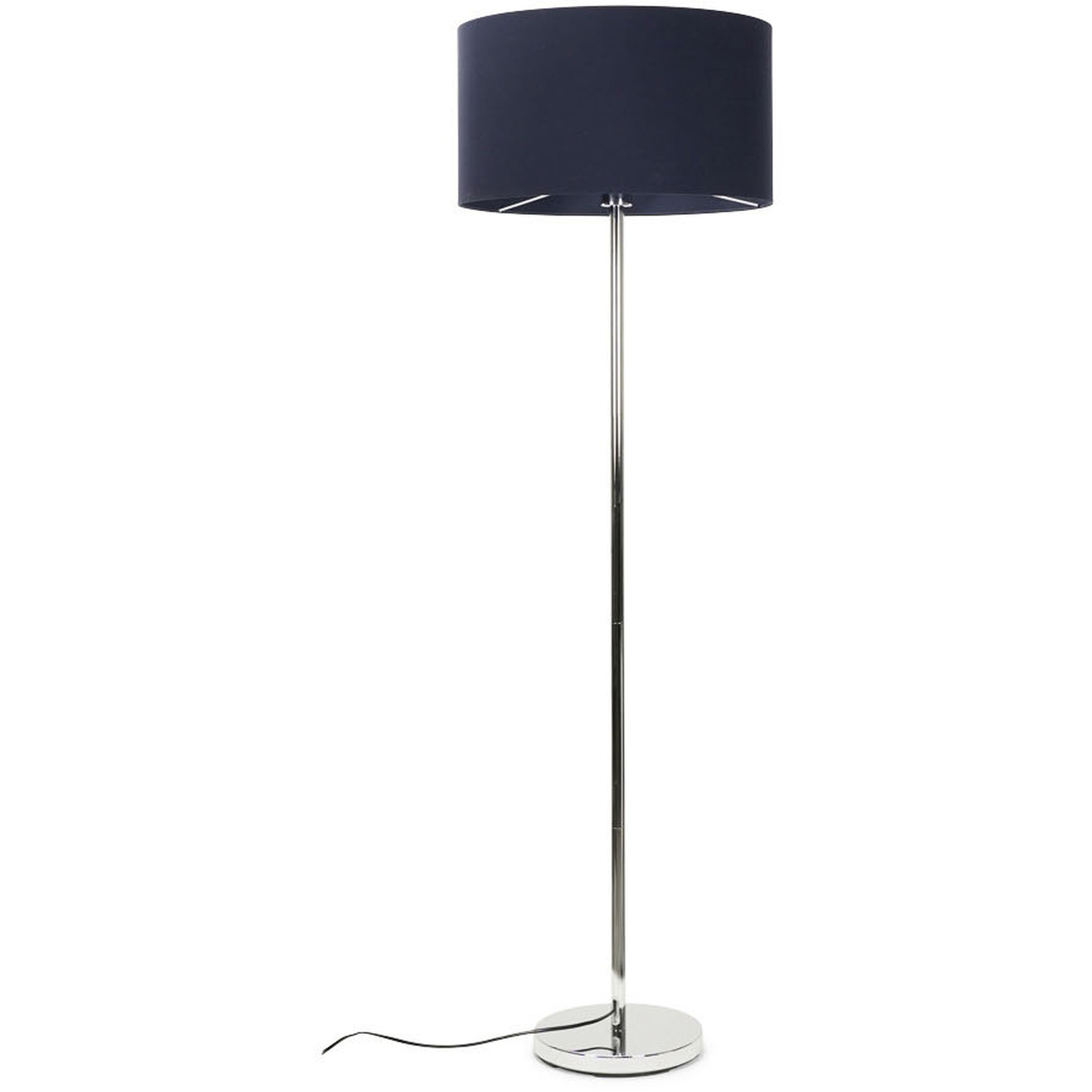 Image of Charlie Silver Floor Lamp Large Blue&hellip;