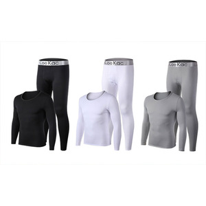 Men's Fleece Thickening Warm Slim Bottoming Underwear Set