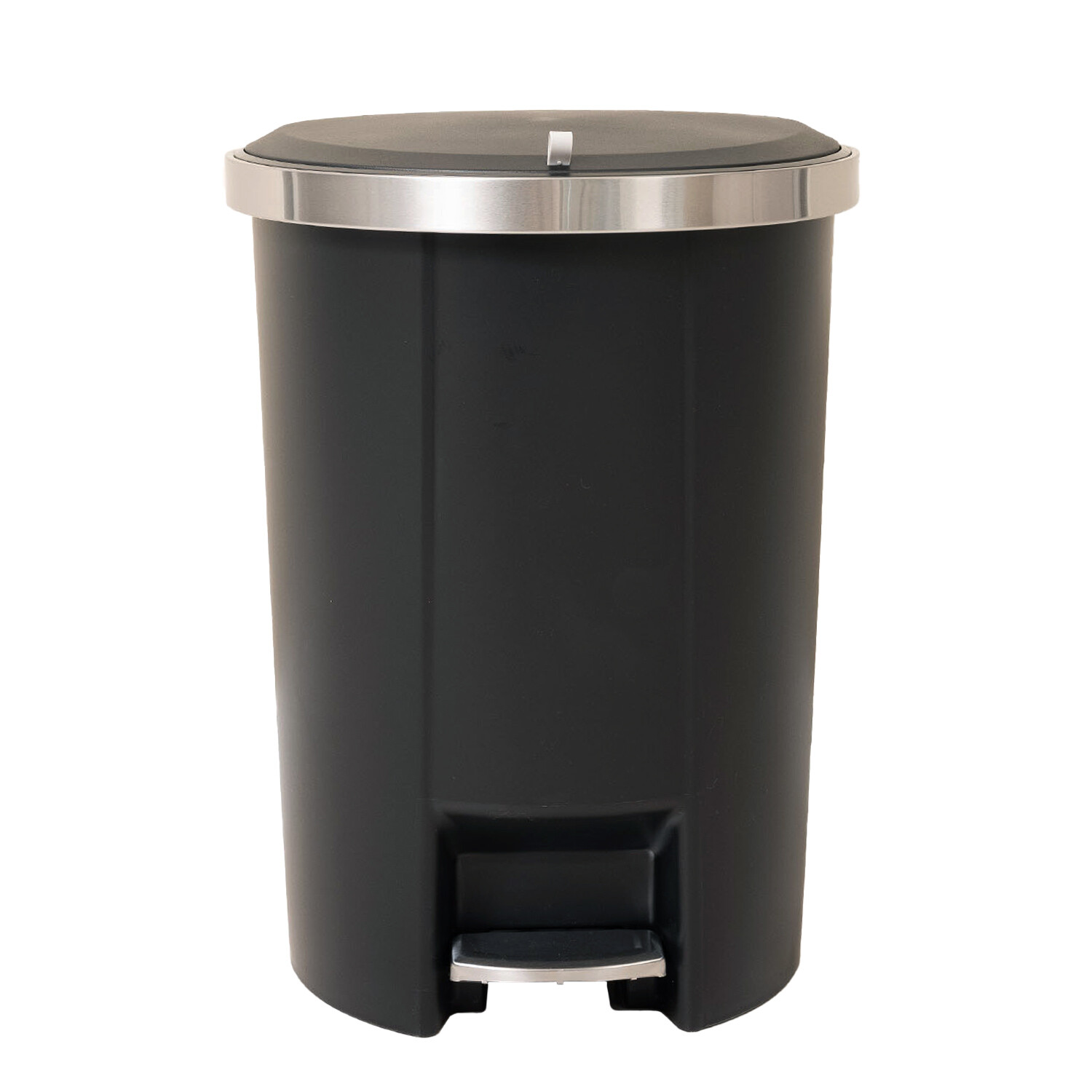 50L Pedal Lid Bin - Black