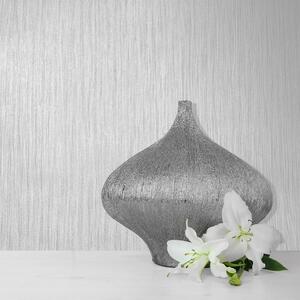 Textured Shiny Finish Grey Wallpaper