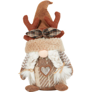 Tartan Woodland Reindeer Gonk