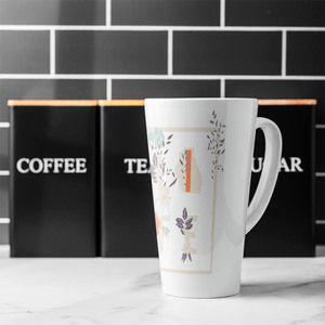 Life  Flowers Latte Mug