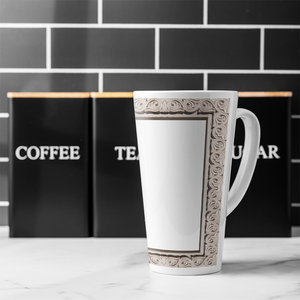 Concrete Frame Latte Mug