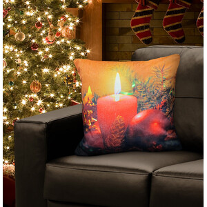 Xmas Festive Led Cushion