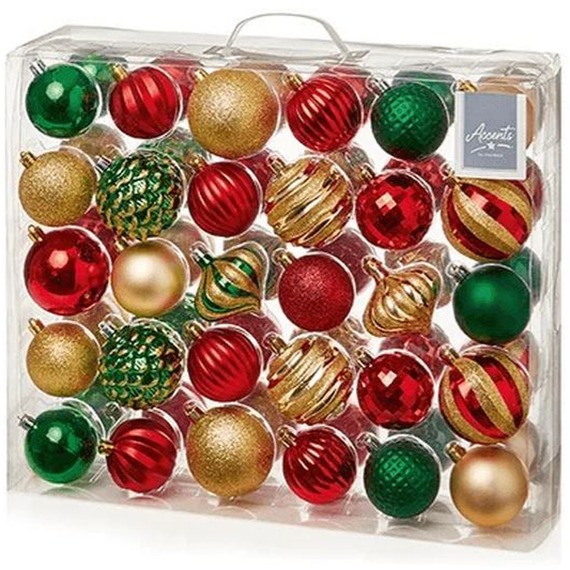 Mixed Colour Baubles