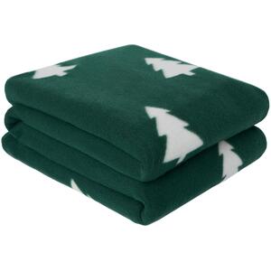 Christmas Tree Polar Fleece Throw