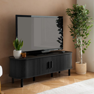 Birlea Axel Fluted TV Unit Birlea Ribbed Curved