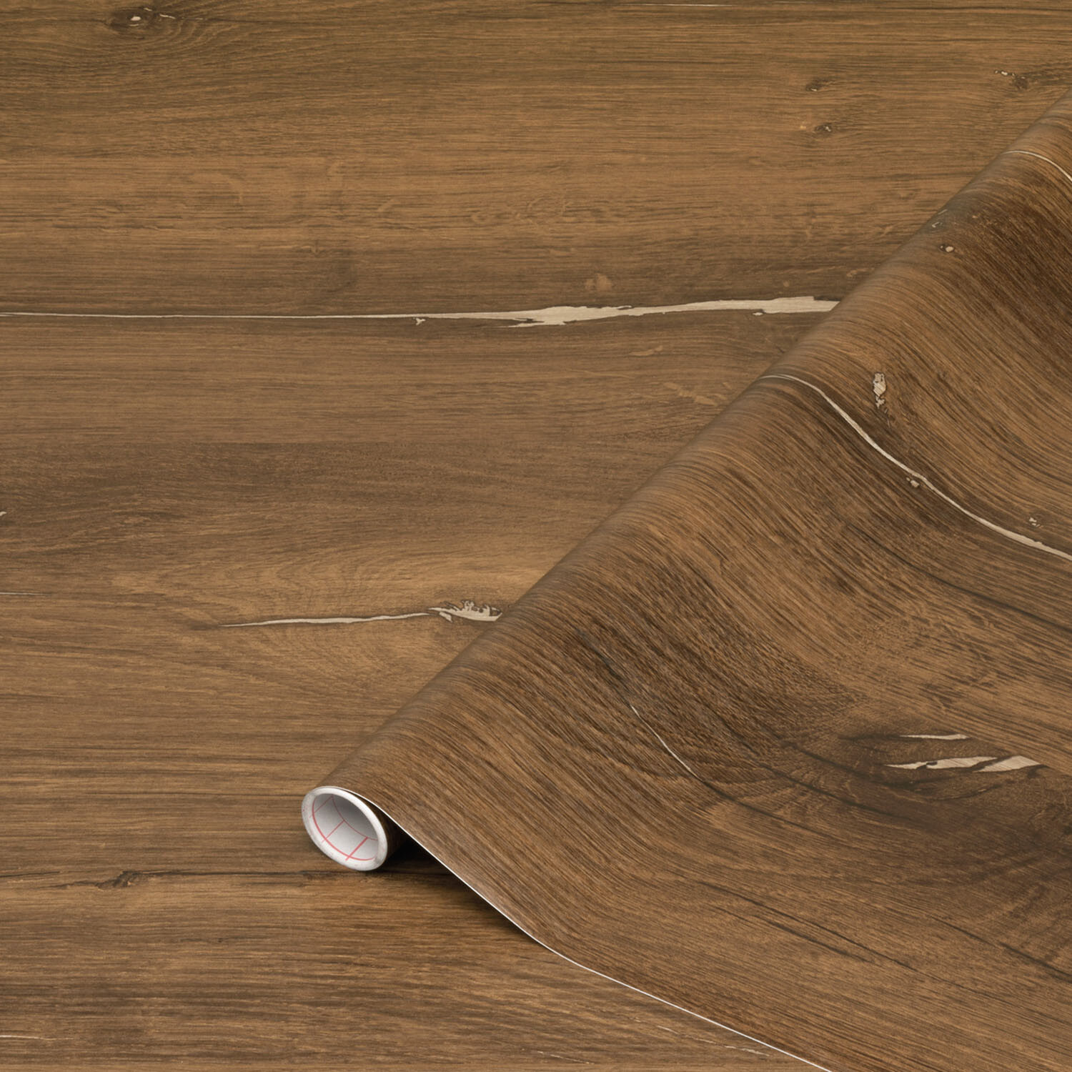 d-c-fix Flagstaff Oak Effect Self Adhesive Vinyl Film - Brown