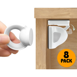 BooBoo Magnetic Child Safety Cupboard Locks for Children x8 Locks